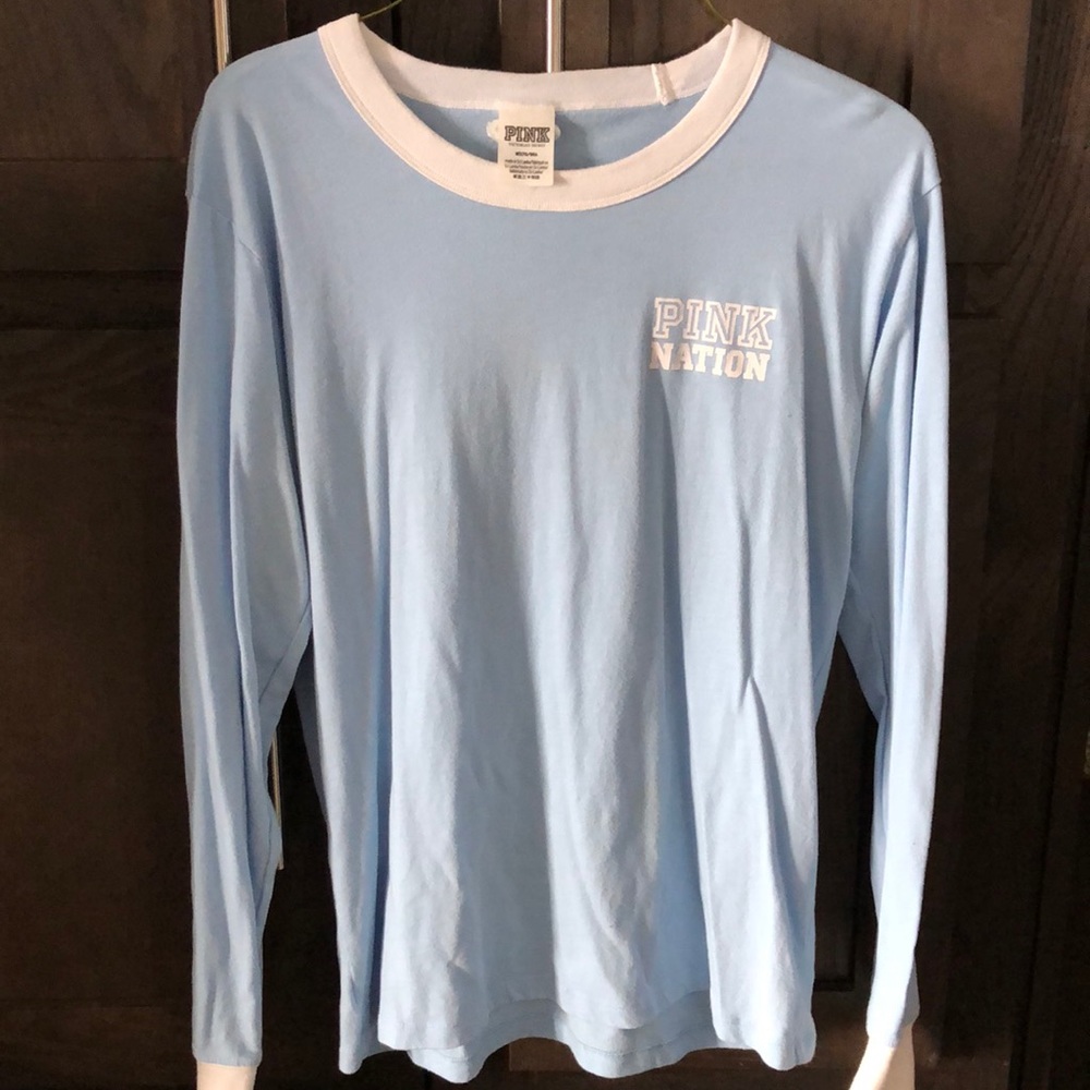 Victoria Secret’s Pink blue long sleeve size Med